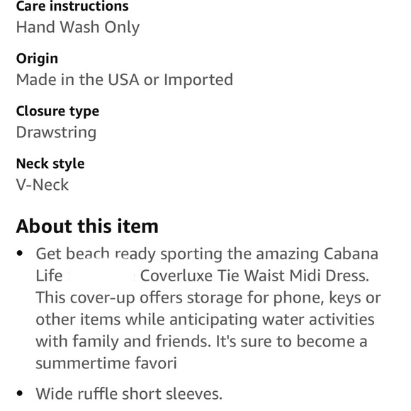 Cabana Life Cayman Cover Luxe Tie waist Midi Dress - Picture 16 of 16